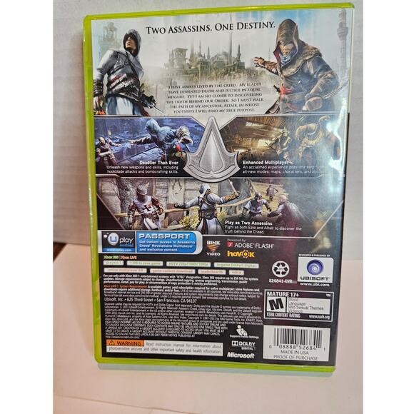 XBOX 360 Games 2, Assassin's Creed Master Art of the Kill Revelations CIB Mature - Picture 2 of 6